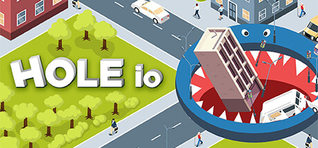 Hole io game banner - find where to play in the cloud