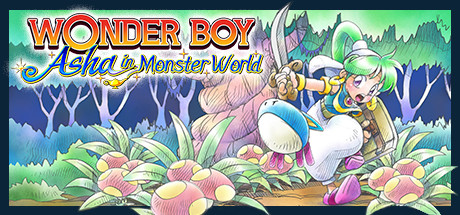 Wonder Boy: Asha in Monster World game banner - find out how to play with cloud gaming
