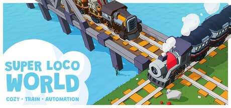Super Loco World - Cozy Train Automation game banner - find out how to play with cloud gaming