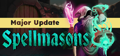 Spellmasons game banner - find where to play in the cloud