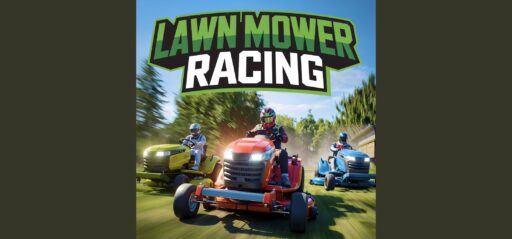 Lawn Mower Racing game banner - find out how to play with cloud gaming