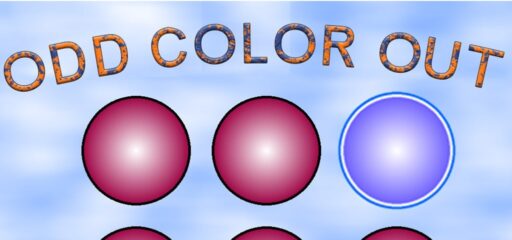 Odd Color Out game banner - find where to play in the cloud