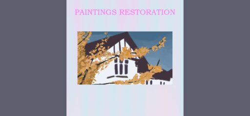 Paintings restoration game banner - find where to play in the cloud