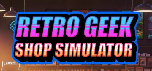 Retro Geek Shop Simulator game banner - find out how to play with cloud gaming