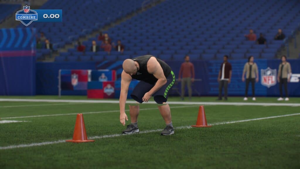 Combine practice in Madden 26