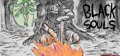 BLACK SOULS game banner - find out how to play with cloud gaming