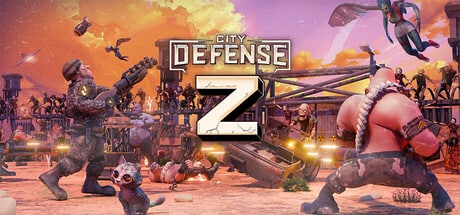 City Defense Z game banner - find out how to play with cloud gaming