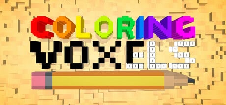 Coloring Voxels game banner - find out how to play with cloud gaming