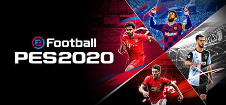 eFootball PES 2020 game banner - find out how to play with cloud gaming