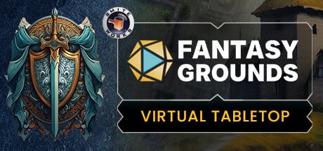 Fantasy Grounds game banner - find out how to play with cloud gaming