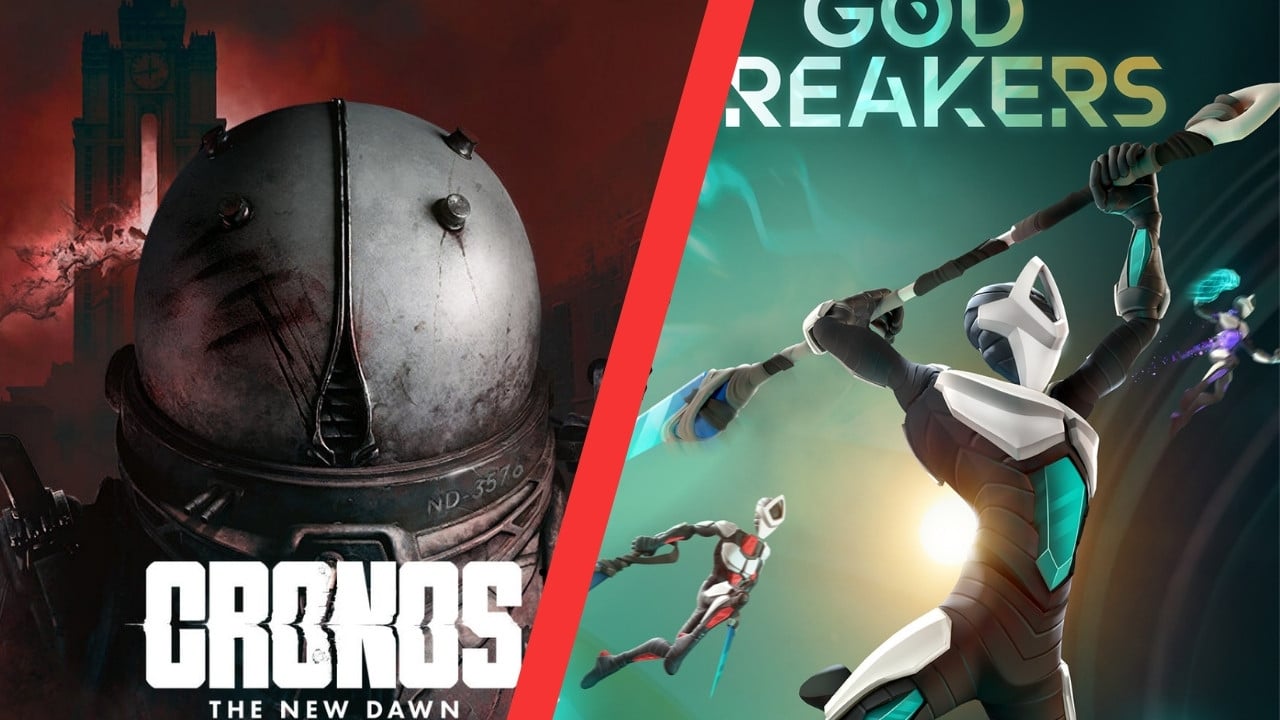 Collage of 2 New Games Opting into Steam - Cronos New Dawn and God Breakers
