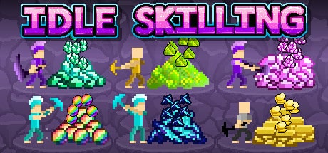 Idle Skilling game banner - find out how to play with cloud gaming