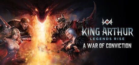 King Arthur: Legends Rise game banner - find out how to play with cloud gaming