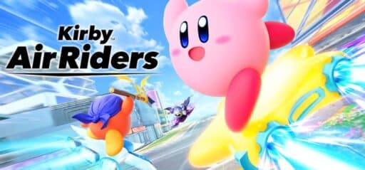 Kirby Air Riders game banner - find out how to play with cloud gaming