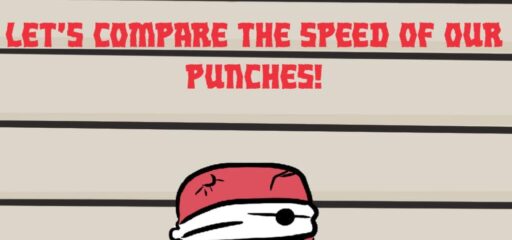 Let's compare the speed of our punches! game banner - find where to play in the cloud