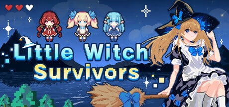 Little Witch Survivors game banner - find out how to play with cloud gaming