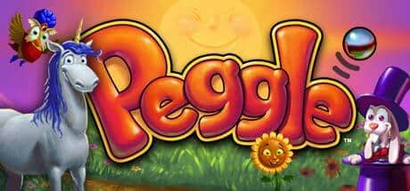 Peggle game banner - find out how to play with cloud gaming