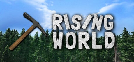 Rising World game banner - find out how to play with cloud gaming