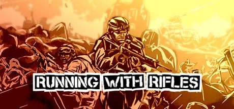 RUNNING WITH RIFLES game banner - find out where to play in the cloud