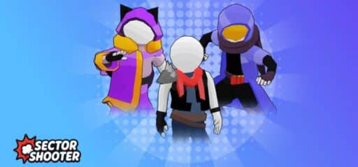 Sector Shooter game banner - find out how to play with cloud gaming