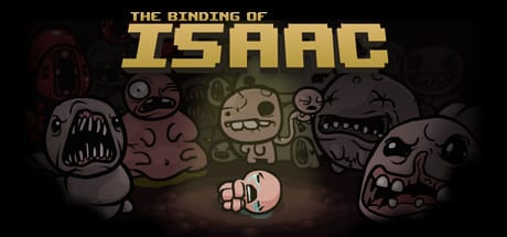 The Binding of Isaac game banner - find out where to play in the cloud