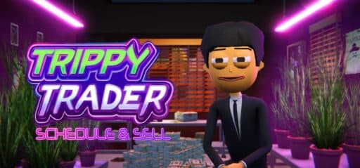 Trippy Trader: Schedule & Sell game banner - find where to play in the cloud