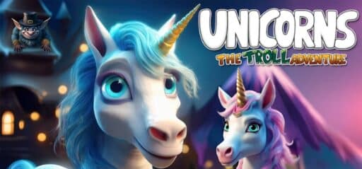 Unicorns - The Troll Adventure game banner - find out how to play with cloud gaming