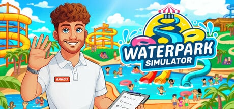 Waterpark Simulator game banner - find out how to play with cloud gaming