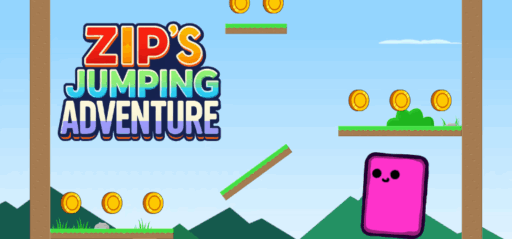 Zip's Jumping Adventure game banner - find where to play in the cloud
