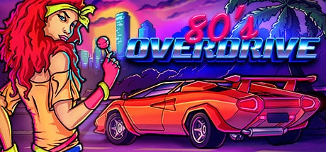 80's OVERDRIVE game banner - find where to play in the cloud