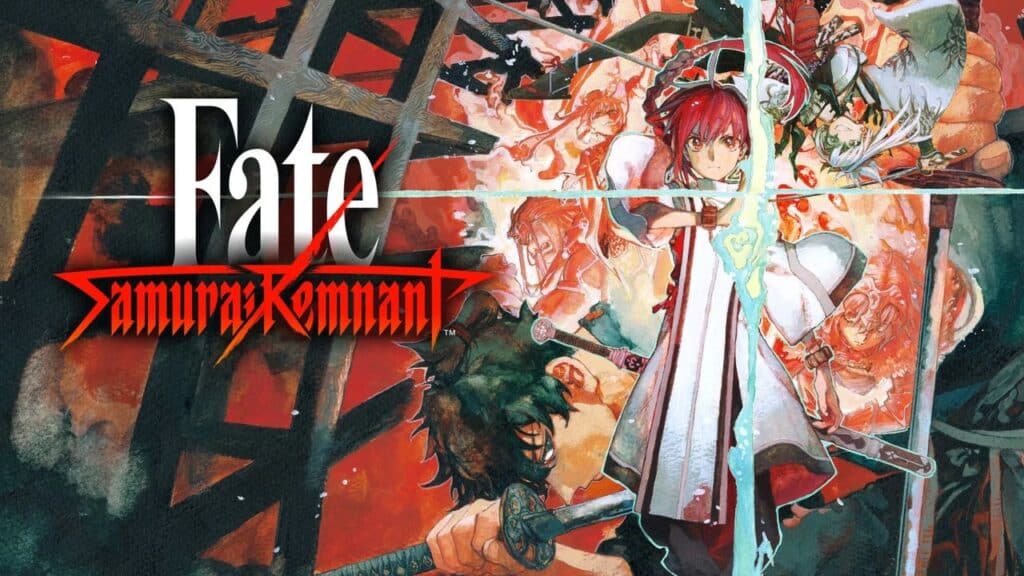 Anime-style characters in battle poses with "Fate/Samurai Remnant" title in bold letters on the left as one of the PlayStation Plus September 2025 games.