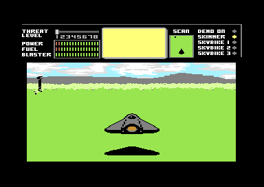 Sky Runner C64 gameplay screenshot