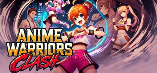 Anime Warriors Clash game banner - find where to play in the cloud