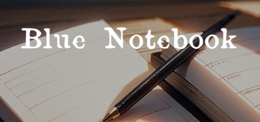 Blue notebook game banner - find where to play in the cloud