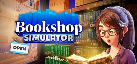 Bookshop Simulator game banner - find where to play in the cloud