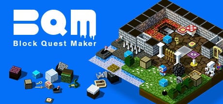 BQM - BlockQuest Maker game banner - find out where to play in the cloud