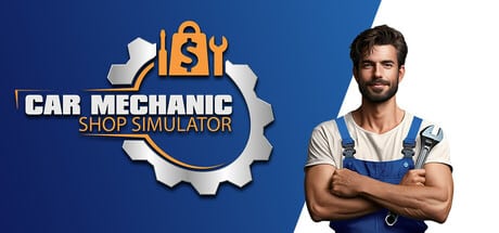 Car Mechanic Shop Simulator game banner - find where to play in the cloud