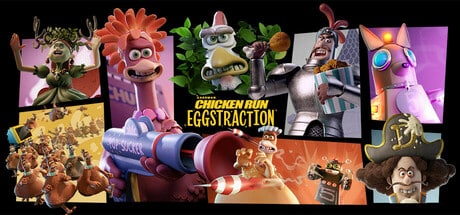 Chicken Run: Eggstraction game banner - find where to play in the cloud