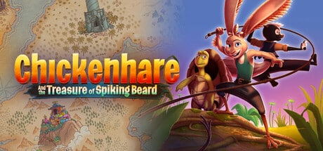 Chickenhare and the treasure of Spiking-beard game banner - find where to play in the cloud