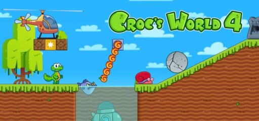 Croc's World 4 game banner - find out where to play in the cloud