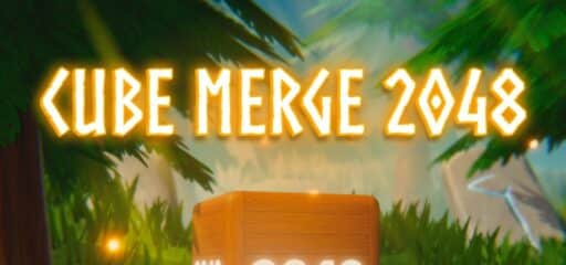 Cube Merge 2048 game banner - find where to play in the cloud
