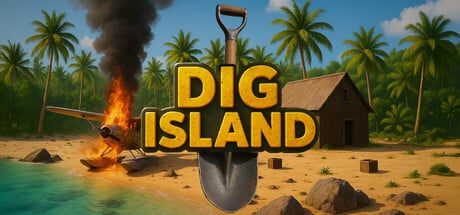 Dig Island game banner - find where to play in the cloud