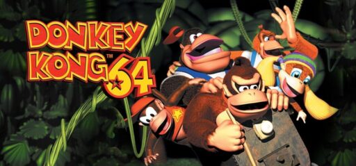 Donkey Kong 64 game banner - find out where to play in the cloud