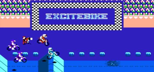 Excitebike game banner - find out where to play in the cloud