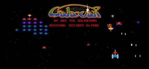 Galaxian game banner - find where to play in the cloud