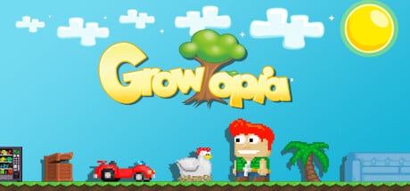 Growtopia game banner - find out where to play in the cloud