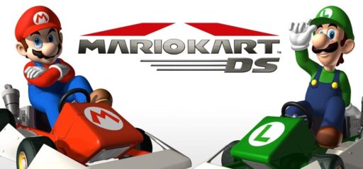 Mario Kart DS game banner - find out where to play in the cloud