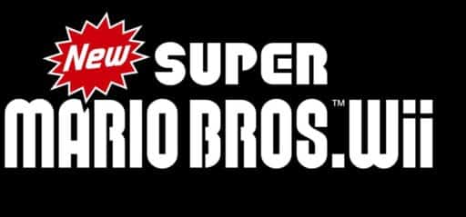 New Super Mario Bros. Wii game banner - find out where to play in the cloud