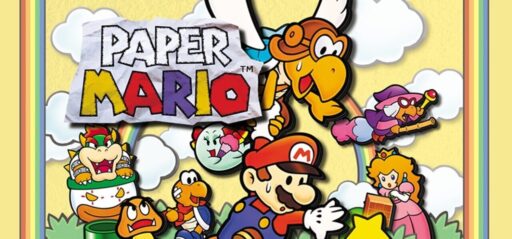 Paper Mario game banner - find out where to play in the cloud
