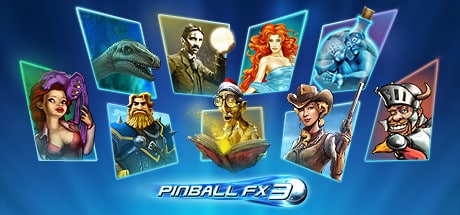 Pinball FX3 game banner - find where to play in the cloud